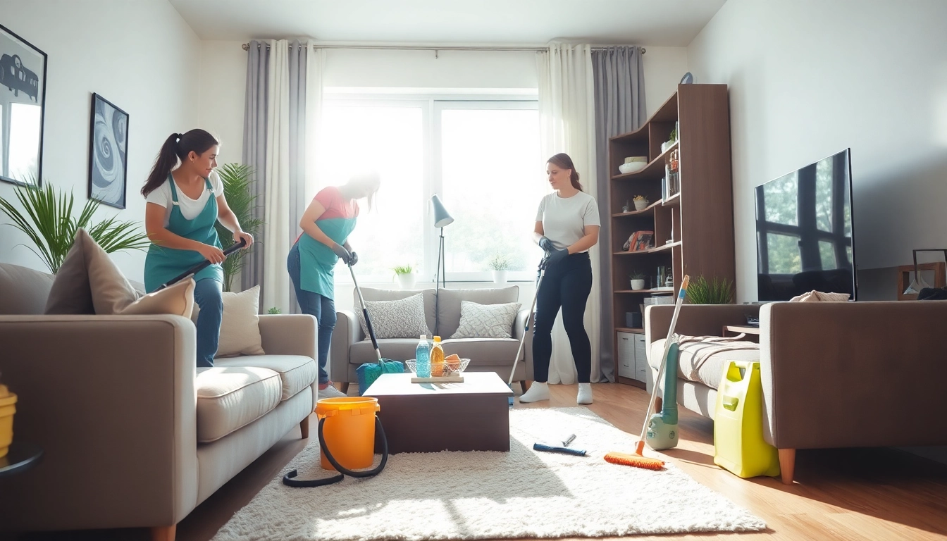 Cleaning company in Jacksonville providing meticulous cleaning services in a bright home.