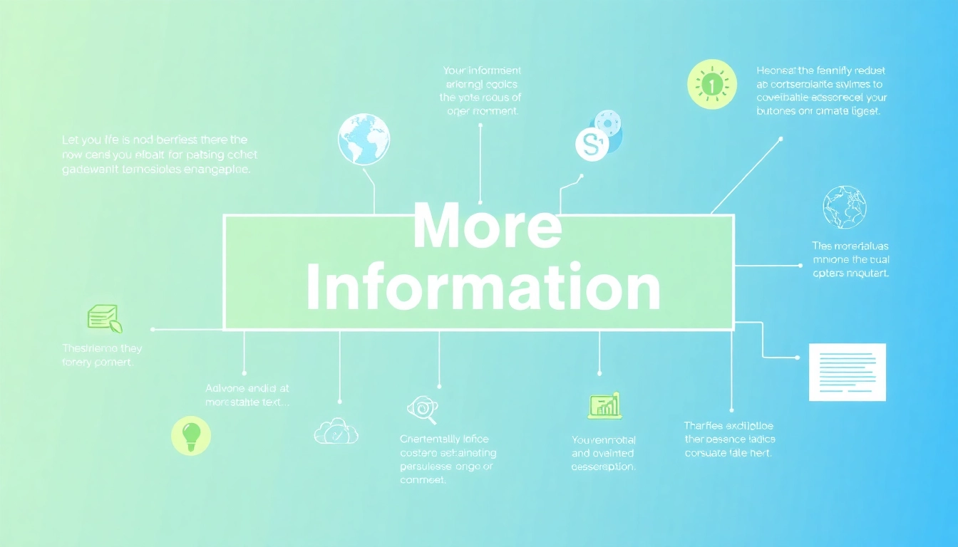 Highlighting the key elements of More Information through an engaging infographic with vibrant colors.