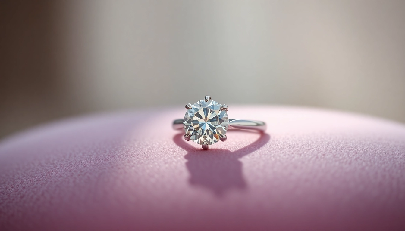 Showcasing a stunning 2 Carat Engagement Ring featuring unique stone cuts and a sparkling diamond setting on a dark background.