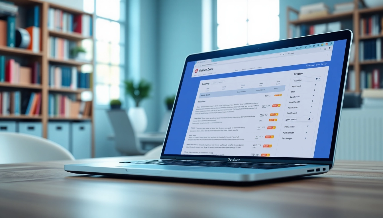 Check plagiarism efficiently using a modern plagiarism checker tool on a laptop screen.
