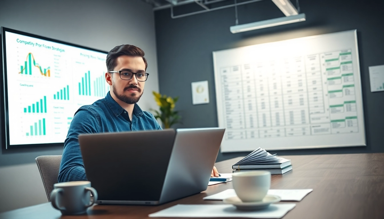 Analyze competitor pricing trends to find competitor pricing effectively in a professional office.