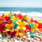 Illuminate the beauty of Huntington Beach flowers in a vibrant coastal arrangement.
