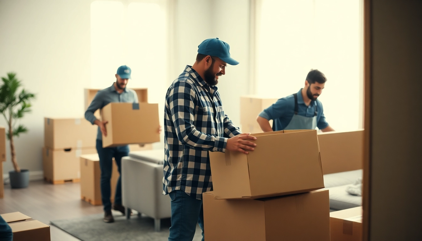 Umzug Erlangen: Professional movers carefully packing and securing furniture for a seamless relocation.