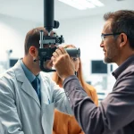 Administering a drug impairment test using advanced technology in a clinical setting.