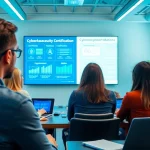 Enhance your career with a cybersecurity certification in a collaborative training environment.