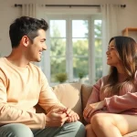 Couple engaging in effective communication in relationships, demonstrating openness and connection.