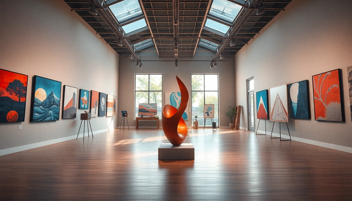 Visit the in lieu gallery, featuring innovative contemporary artworks in a vibrant space.