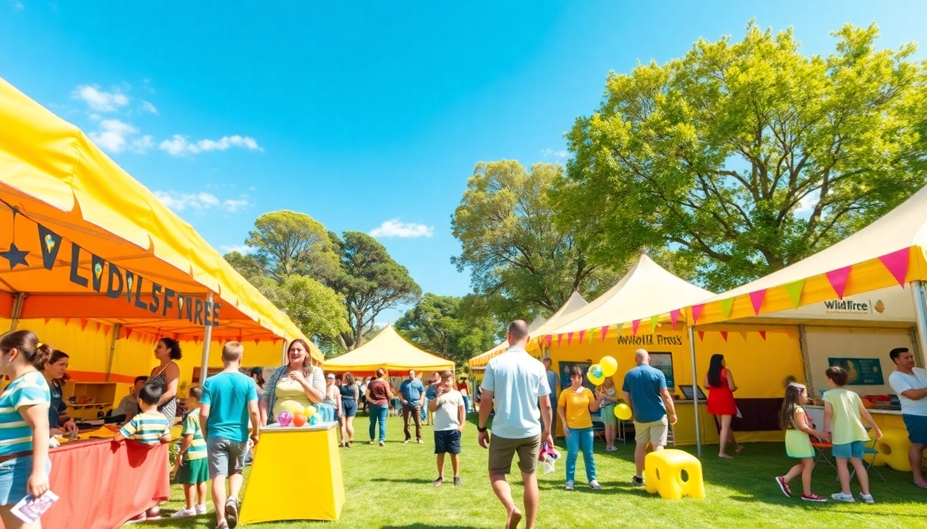 Experience the excitement of a wildfire event perth with engaging family activities in a vibrant park setting.
