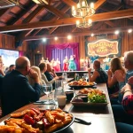 Experience family-friendly entertainment at firelightbarn.com with lively performances and delicious BBQ dishes.
