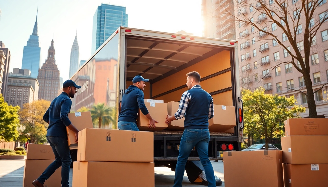 Efficient movers represent a trusted Manhattan moving company, ensuring safe transport of belongings in NYC.