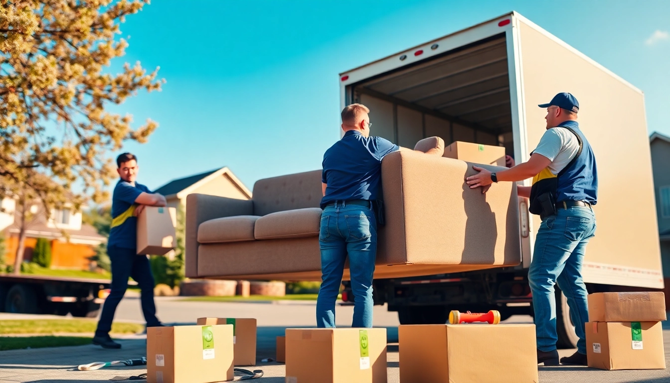 Movers Calgary helping a family relocate with teamwork and professionalism.