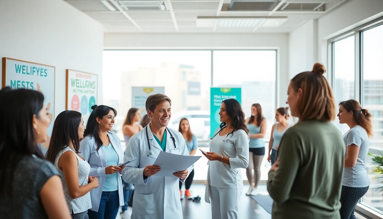 Guided consultation in a weight loss clinic Las Vegas promoting health and wellness.
